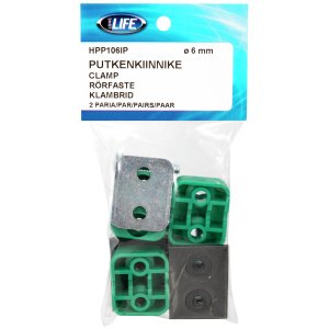 PUTKENKIINNIKE 6MM VAKIOSARJA PAKATTU 2 PARIA 2