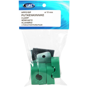 PUTKENKIINNIKE 15MM VAKIOSARJA PAKATTU 2 PARIA 2