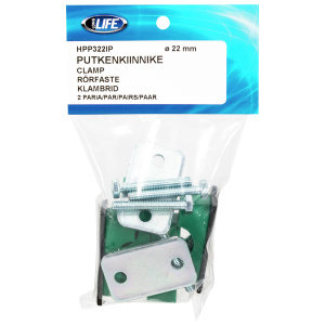 PUTKENKIINNIKE 22MM VAKIOSARJA PAKATTU 2 PARIA 2