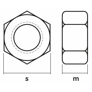 MUTTERI DIN934 A2 RUOSTUMATON, IKH 2