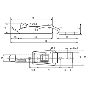 SALPA LUKIT. 115MM A2 1KPL 2