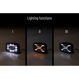 AJOVALO LED X-SPIDER / PARKKI / VAROITUS 2