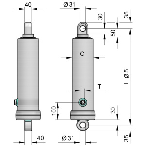 KIPPISYLINTERI 11,5TN 580-2050MM ALAKIINNITYS 3