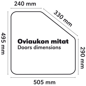 HIEKKAPUHALLUSKAAPPI 1000X610X1630MM KIINTEÄ/KÄSIP 3