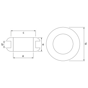 LÄPIVIENTIKUMI 9MM PUTKELLE B=8 C=12 D=16 E=13 10K 2