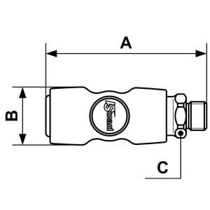 PIKALIITIN RUNKO 10.4MM 3/8 UK ESI111152CB 2