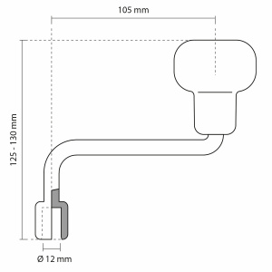 NOKKAPYÖRÄN VEIVI PVFC242,-P,-243P 2