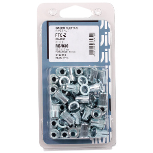 NIITTIMUTTERI TERÄS M6 25KPL BLISTER 2