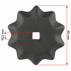 APEVAUNUN TERÄ SEKO 95MM TÄHTITERÄ 2