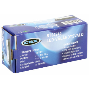LED VÄLÄHDYSVALO AVERTI V4-114 2