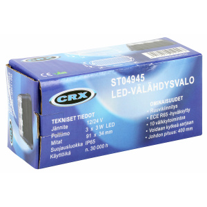 LED VÄLÄHDYSVALO AVERTI V3-91 2