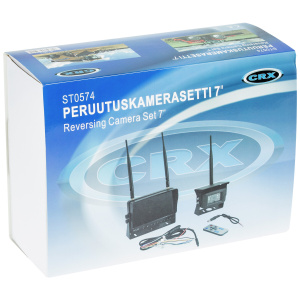 PERUUTUSKAMERA SETTI LANGATON 12/24V 7 TUUMAA QUAD 3