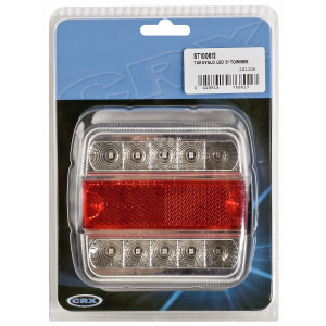 TAKAVALO LED 3-TOIMINEN 12V 2