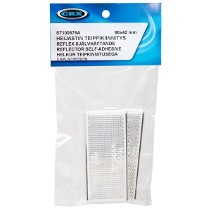 HEIJASTIN 96X42MM VALKOINEN TARRALLA 2KPL 2