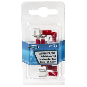 HAARUKKALIITIN 6MM PUN 10KPL 2