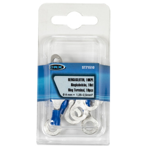 LIITIN RENGAS 6MM SIN 10KPL 2