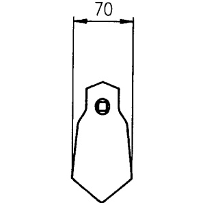 S-PIIKIN KÄRKI 70MM R-31MM HANHENJALKA 2