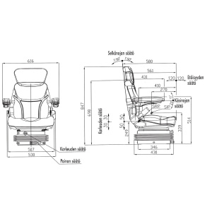 ISTUIN SEAT ACTIVO MEKAANINEN 2