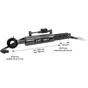HYDRAULINEN KALTEVUUDENSÄÄDIN 80/40-502 05-SARJA 2
