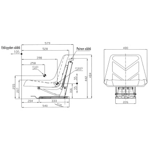 ISTUIN SEAT PVC 13/26 2