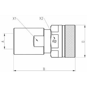 PIKALIITIN RUNKO 3/4" BSP KIERRETTÄVÄ FASTER 3
