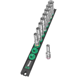 HYLSYSARJA 3/8" 9-OS. 8-19MM PITKÄT 2