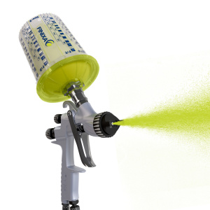 FINIXA Green Paint System 650ML 125mic MAALISÄILIÖSETTI MAALIRUISKUILLE 4