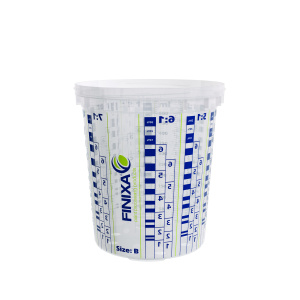 FINIXA Green Paint System 650ML 125mic MAALISÄILIÖSETTI MAALIRUISKUILLE 6
