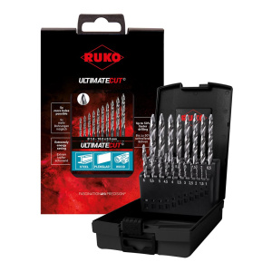 RUKO Kierukkaporasarja 1-10mm 19-os HSS FLOWSTEP® 3