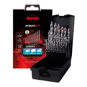 RUKO Kierukkaporasarja 1-13mm 25-os HSS FLOWSTEP® 3