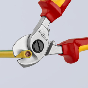 KNIPEX VDE TT-Kaapelileikkurit 165mm Ø15mm/50mm2 2