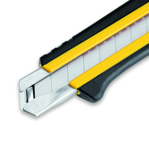 KOMELON Katkoteräveitsi 25mm pikalukitus ErgoGrip 2