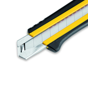 KOMELON Katkoteräveitsi 18mm pikalukitus ErgoGrip 2