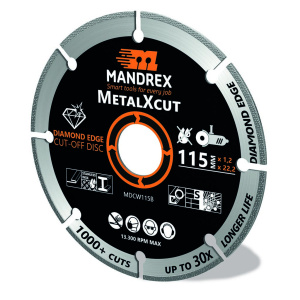 MANDREX MetalXcut 125mm timanttilaikka 2