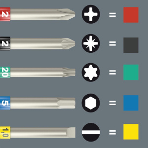 WERA Kraftform Kompakt 60 Tool Finder, 17 -osaa 2