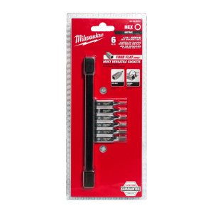 KÄRKIHYLSYSARJA HEX 1/4" 6.OS, Milwaukee 3