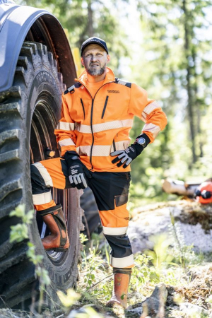 Valtra EN ISO 20471 luokka 1 turvahousut joustavalla stretch-materiaalilla