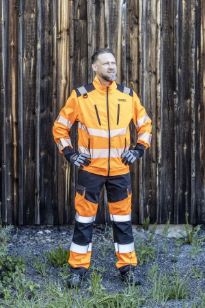 Valtra EN ISO 20471 luokka 3 huomiotakki heijastimilla ja stretch-materiaalilla