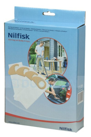 NILFISK BUDDY PÖLYPUSSI 4KPL/PKT