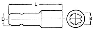 MUUNTOHOLKKI 1 1/8-6 1 3/8-6 81MM 2