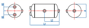APLUS ILMASÄILIÖ TERÄS 15L 206X533MM 1+2 2