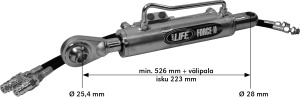 HYDRAULINEN TYÖNTÖVARSI 63/35/223 NIVEL-CAT2 2