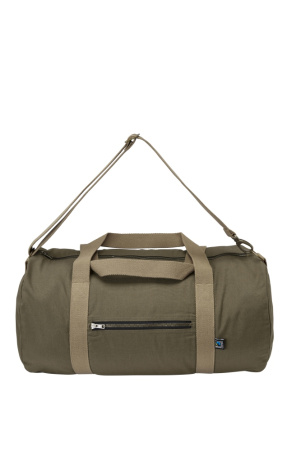 COTTOVER CANVAS DUFFLEBAG (GOTS DK. OLIVE One Size