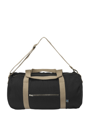 COTTOVER CANVAS DUFFLEBAG (GOTS) BLACK One Size