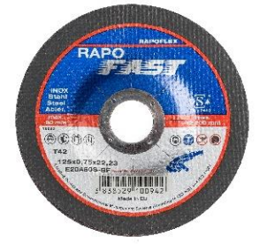 RAPO FAST Katkaisulaikka T42-125x0,75x22 A60 S-BF, PFERD