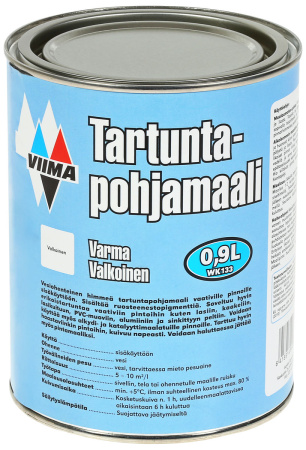 TARTUNTAPOHJAMAALI 0,9L VARMA VALKOINEN
