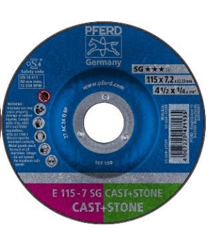 PFERD hiomalaikka SG CAST+STONE E 125x7x22 (erikoistilaustuote)