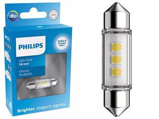 POLTTIMO # PHILIPS LED FESTOON 38MM 12V 6000K PRO6000