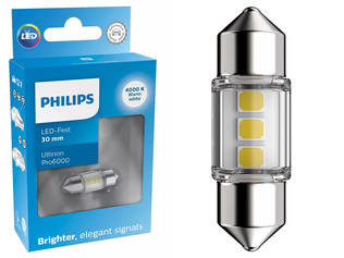 POLTTIMO # PHILIPS LED FESTOON 30MM 12V 4000K PRO6000