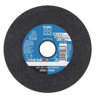Katkaisulaikka EHT 125x1,0x22  PT SG STEELOX, PFERD